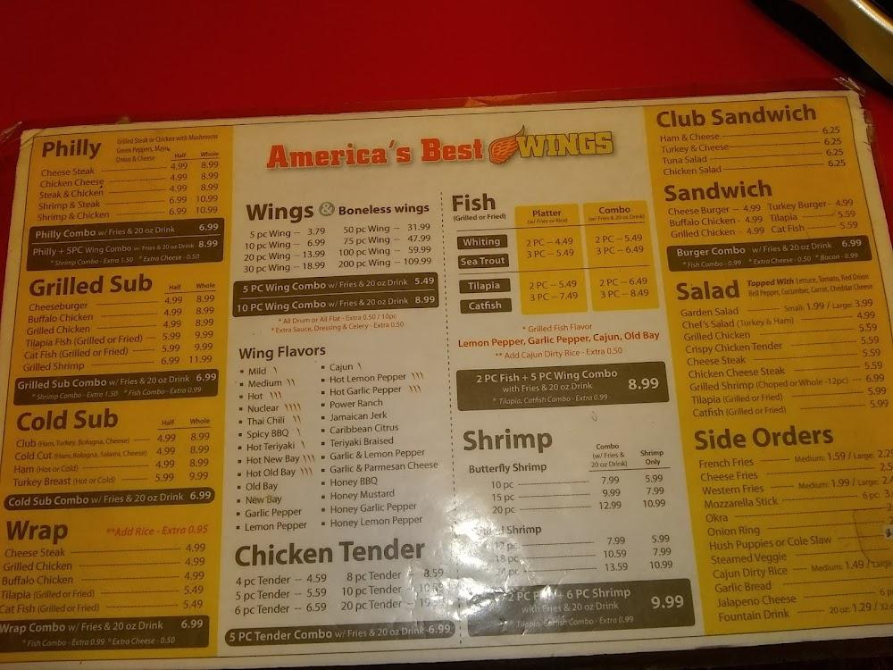 America's Best Wings Dish 1